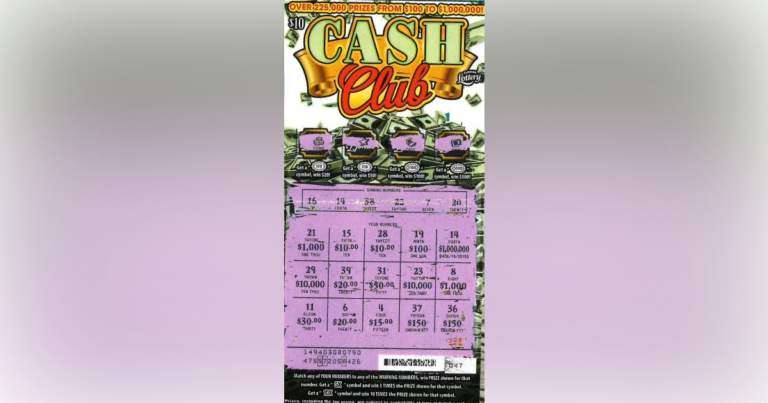 Orlando man claims $1 million from scratch-off,