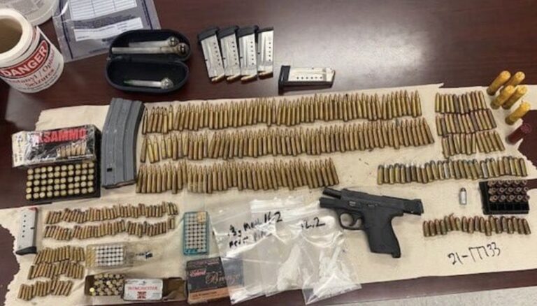 Gun, meth, drug paraphernalia seized from Enrique Vilomar in September 2021