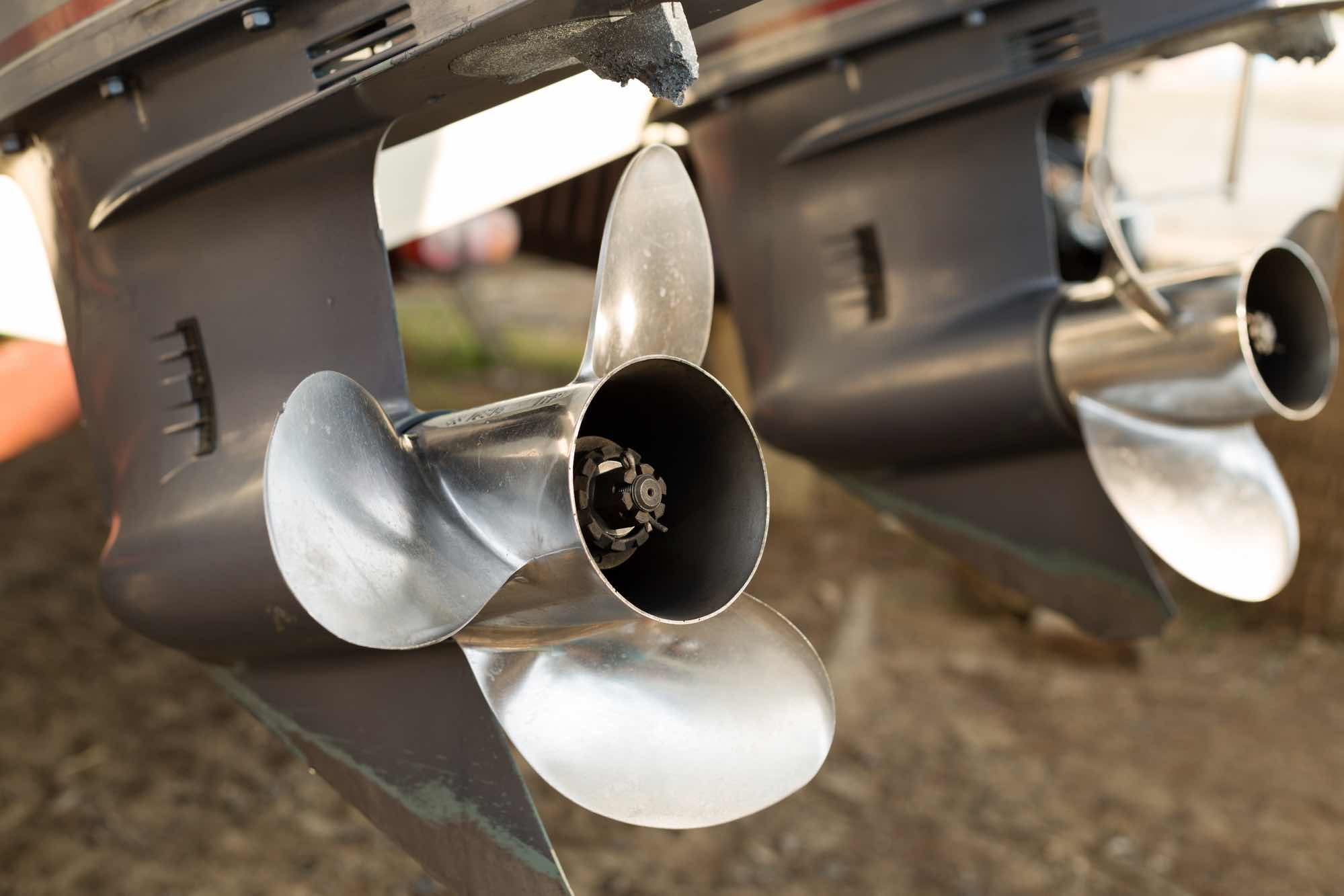 Boat motor propeller