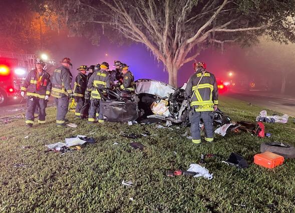 Crash on Lee Vista Boulevard on December 31