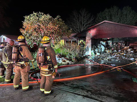 Fire burns down home in east Orlando on January 11