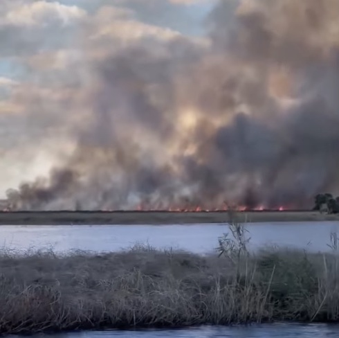 Fire in Oviedo on January 8