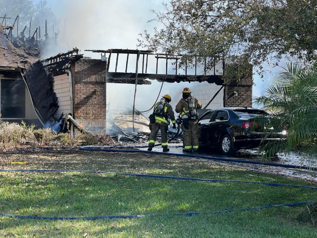House burns to the ground in Chuluota on January 10