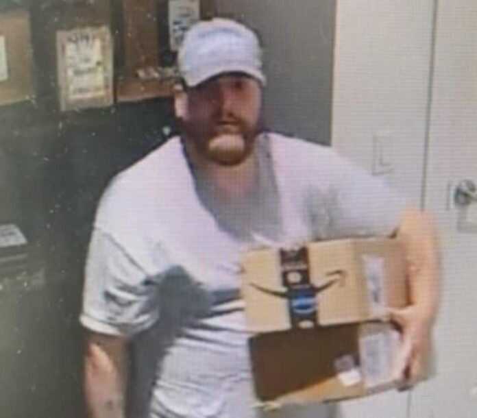 Suspect wanted in theft of packages from Longwood apartment complex