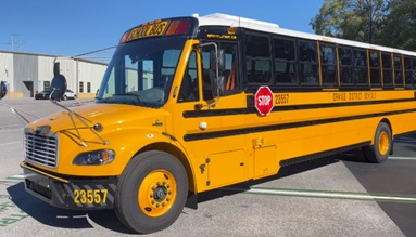 Electric school buses in Orange County