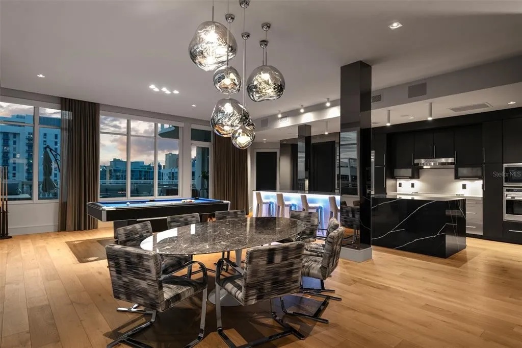 Kitchen at penthouse owned by former Magic player Mo Bamba