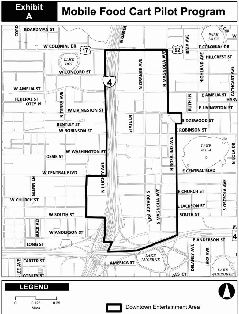 Mobile Food Cart Pilot Program in downtown Orlando
