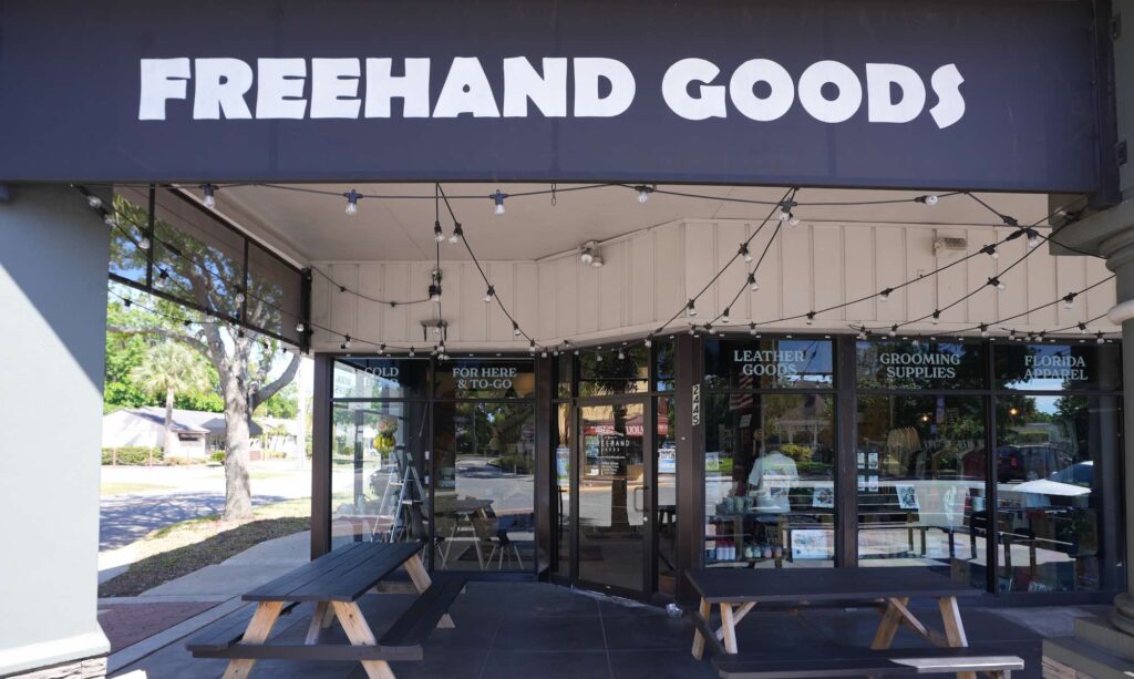 Freehand Goods storefront