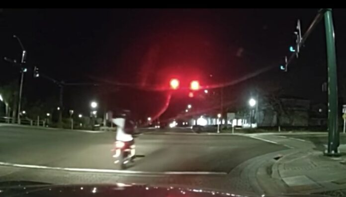Motorcyclist flips off police before being hit by vehicle in Volusia County on March 3