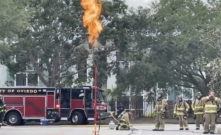 A gas leak in Oviedo prompted the closure of several local businesses and a burn off of over 500 gallons of propane on Friday April 21.