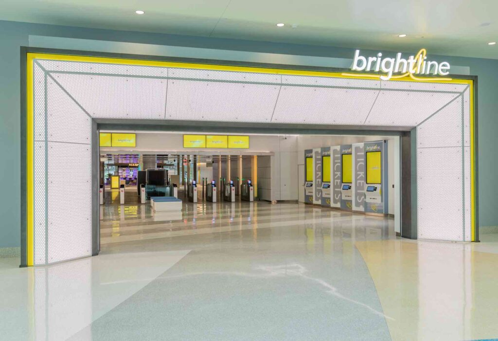 Brightline Orlando Station at Orlando International Airport