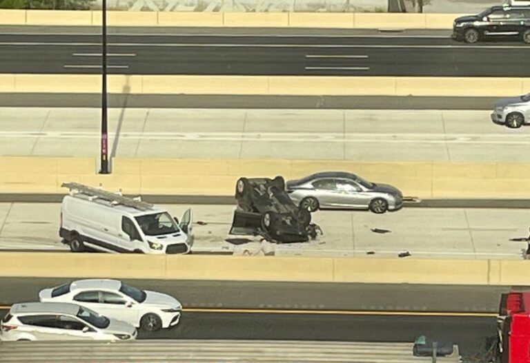 Car flipped on I-4 Express Lanes after hit-and-run on April 27