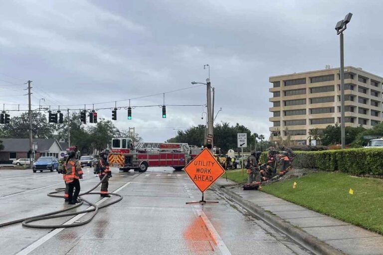 Gas line leak closes part of Orlando Avenue on April 10