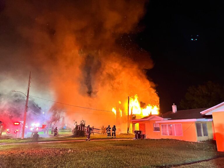 Orlando firefighters extinguish two story fire on April 18