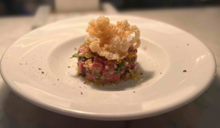 Beef tartare at The Osprey