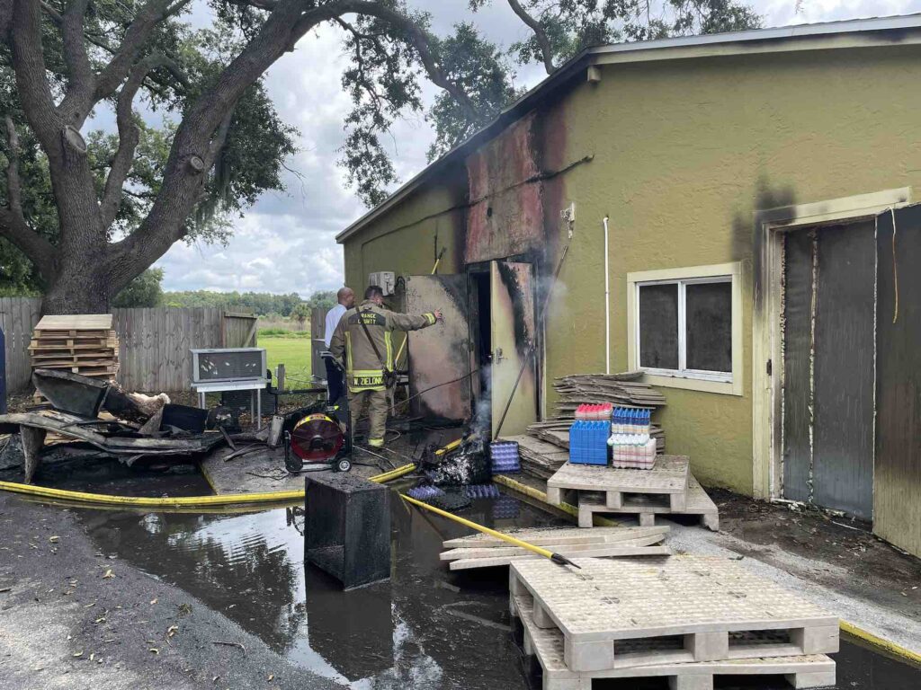 Chicken coop catches fire in Ocoee on May 23 1