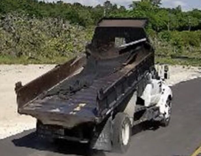 Dump truck wanted for dumping illegal sod in Clermont