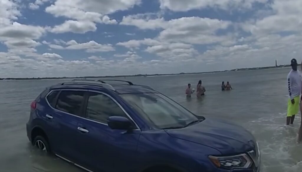 Vehicle driven into ocean in Volusia County on May 27