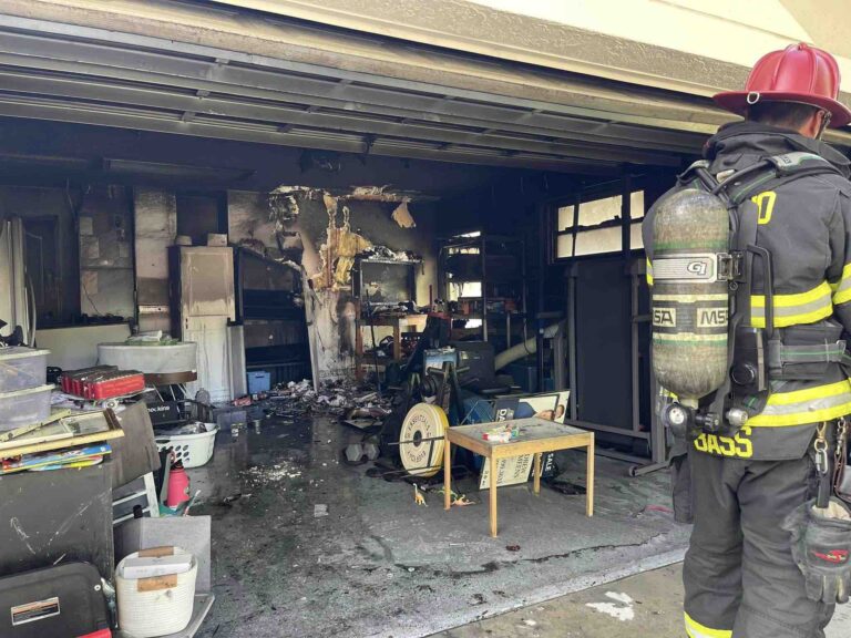 Fire tears through DeLand garage on June 8