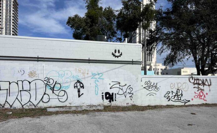 Graffiti in downtown Orlando