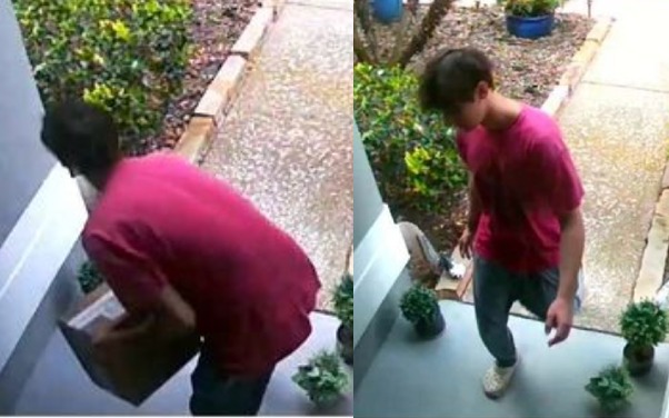 Package thief wanted by Oviedo Police Department