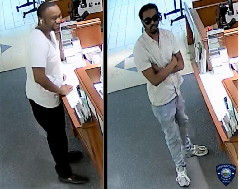 Suspects wanted for opening fake Kay Jeweler's credit card in Sanford
