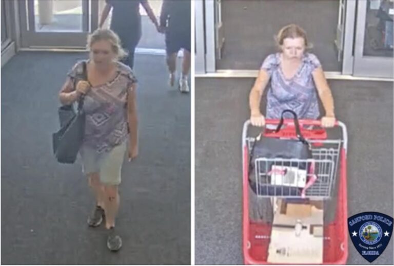 Woman wanted in theft at Target in Sanford
