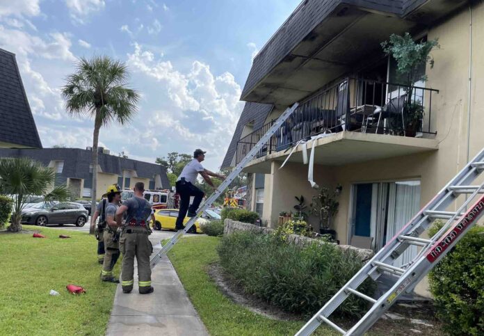Apartment fire in Winter Park on July 3