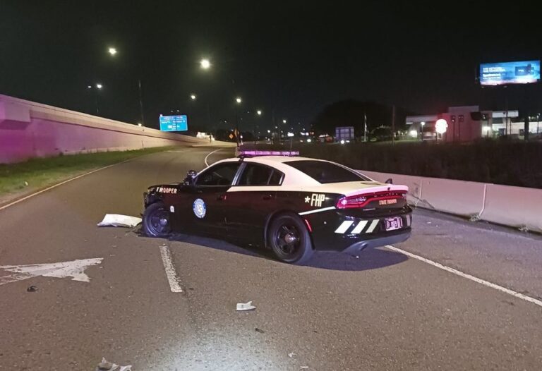 FHP trooper stops vehicle driving wrong direction before it enters I 4