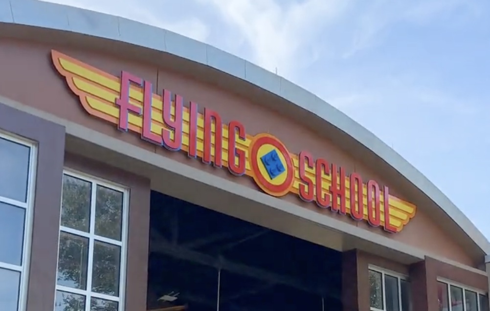 Flying School roller coaster at LEGOLAND Florida