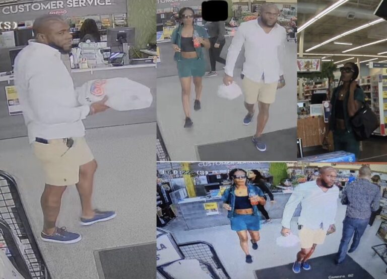 Two individuals wanted by Clermont Police Department for thefts at Walgreens