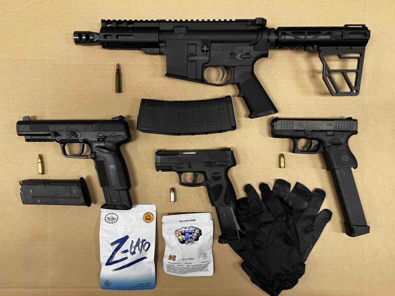 Guns seized from rapper and security guard in Orlando on August 19