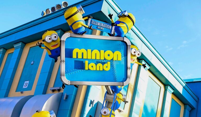 Minion Land opening at Universal Orlando Resort on August 11, 2023