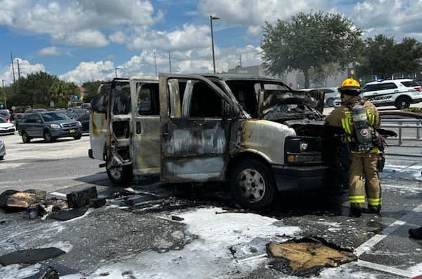 Cargo van fire extinguished by Seminole County Fire Department crews