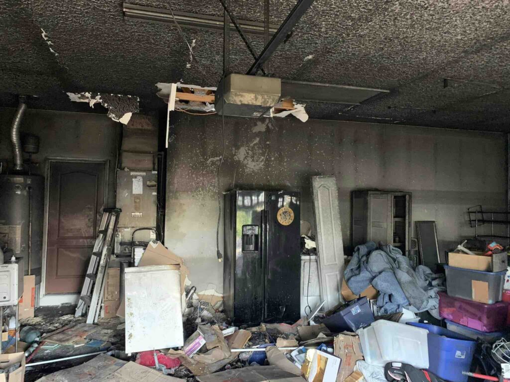 Garage fire in DeLand on Oct 1 2023 1