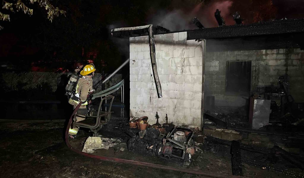 Home destroyed by fire in Maitland