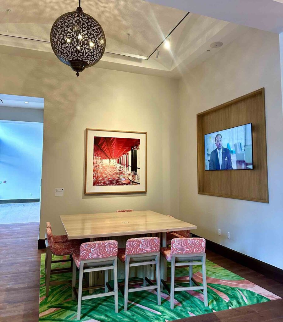Additional seating at The Alfond Inn Cafe