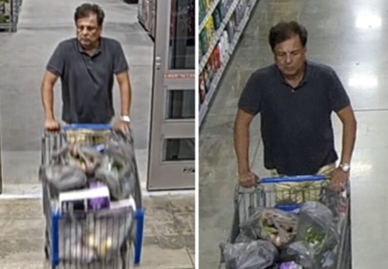 Man wanted for theft of merchandise at Walmart in Sanford