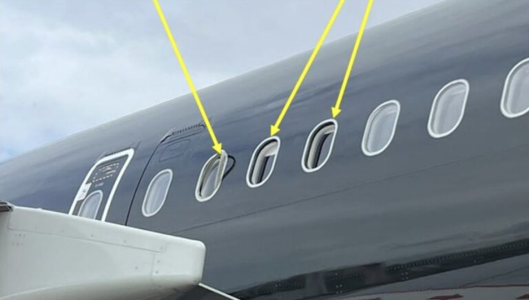 Windowpanes missing from aircraft en route to Orlando