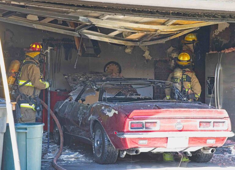 Classic Camaro destroyed by fire in Orange County on December 23