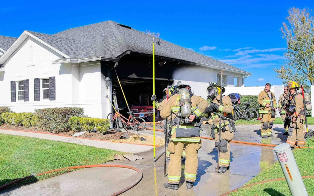 Orange County Fire Rescue crew extinguishes fire at home on December 23
