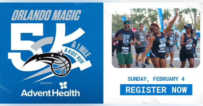 The Orlando Magic 5k, 1 Mile, and Kids' Run