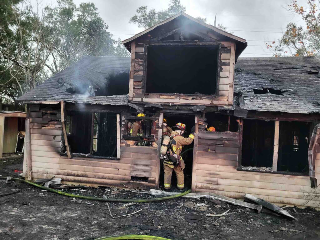 Fire consumes home along the 1700 block of Fricke Avenue