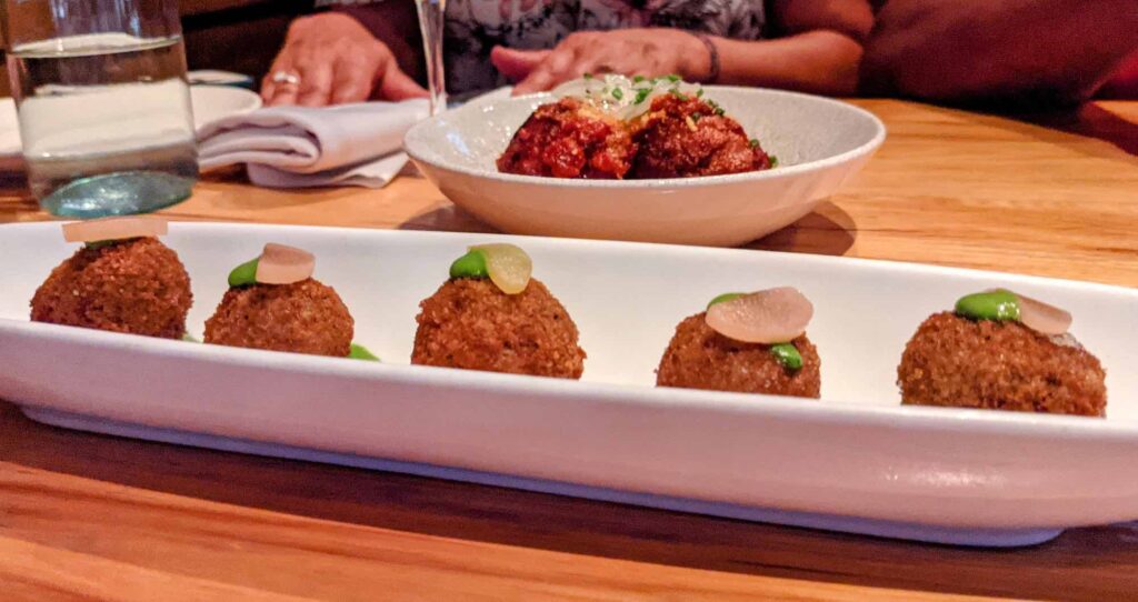 Appetizers at Prato in Winter Park