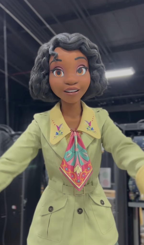 Tiana animatronic at Walt Disney World