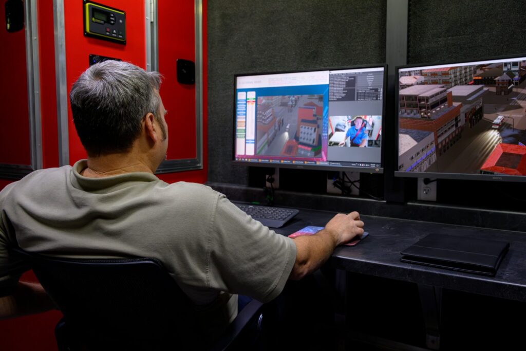 Kissimmee Fire Department fire vehicle training simulator (4) photo by KFD