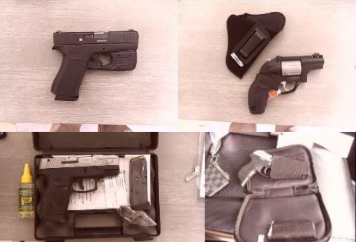 150 pounds of meth, other drugs, firearms, cash seized from Orlando and Ocoee homes on April 9, 2024 merged photo of firearms