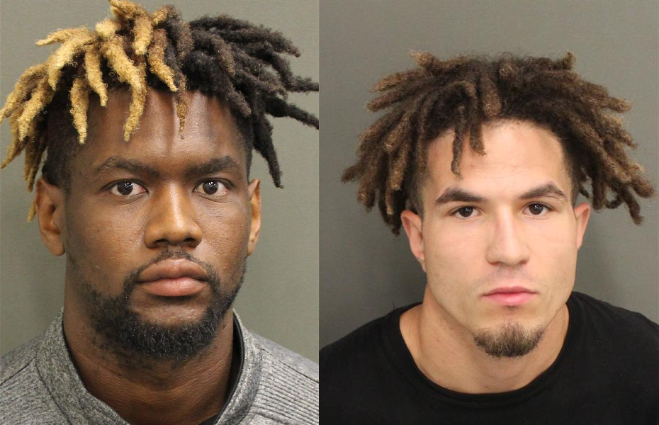 Isaiah Micah Holligan, 26, of Altamonte Springs (left) and Jonathan Logan Strickland, 24, of DeLand (right)