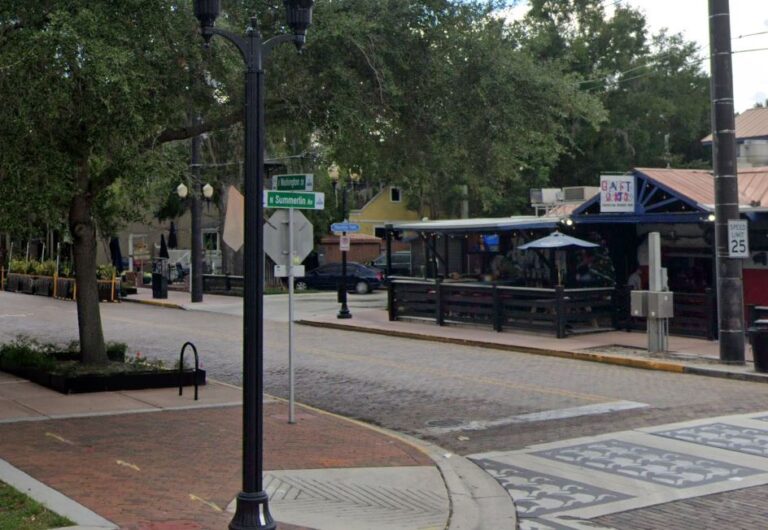 On May 3, 2024, a male suspect allegedly exposed himself to a female student who was walking near the intersection of Summerlin Avenue and Washington Street in Orlando. (Photo: Google)