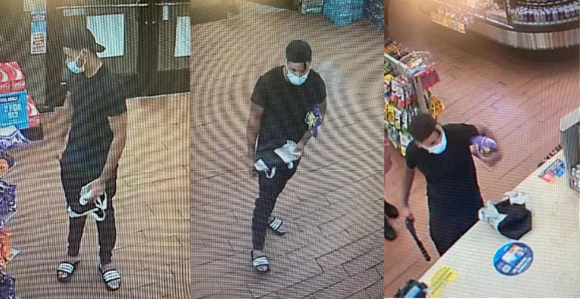 According to the sheriff's office, this man robbed a RaceTrac in Kissimmee at gunpoint on June, 6, 2024.